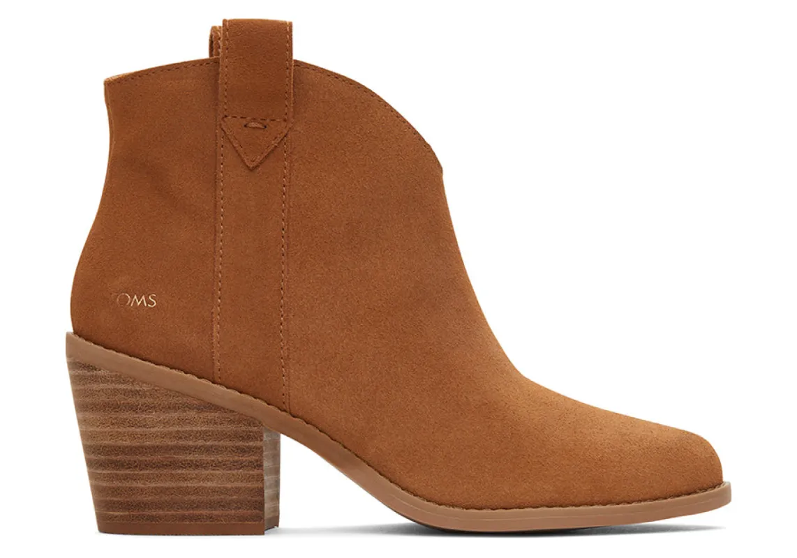 TOMS Womens Constance Ankle Boot - Tan made by Toms