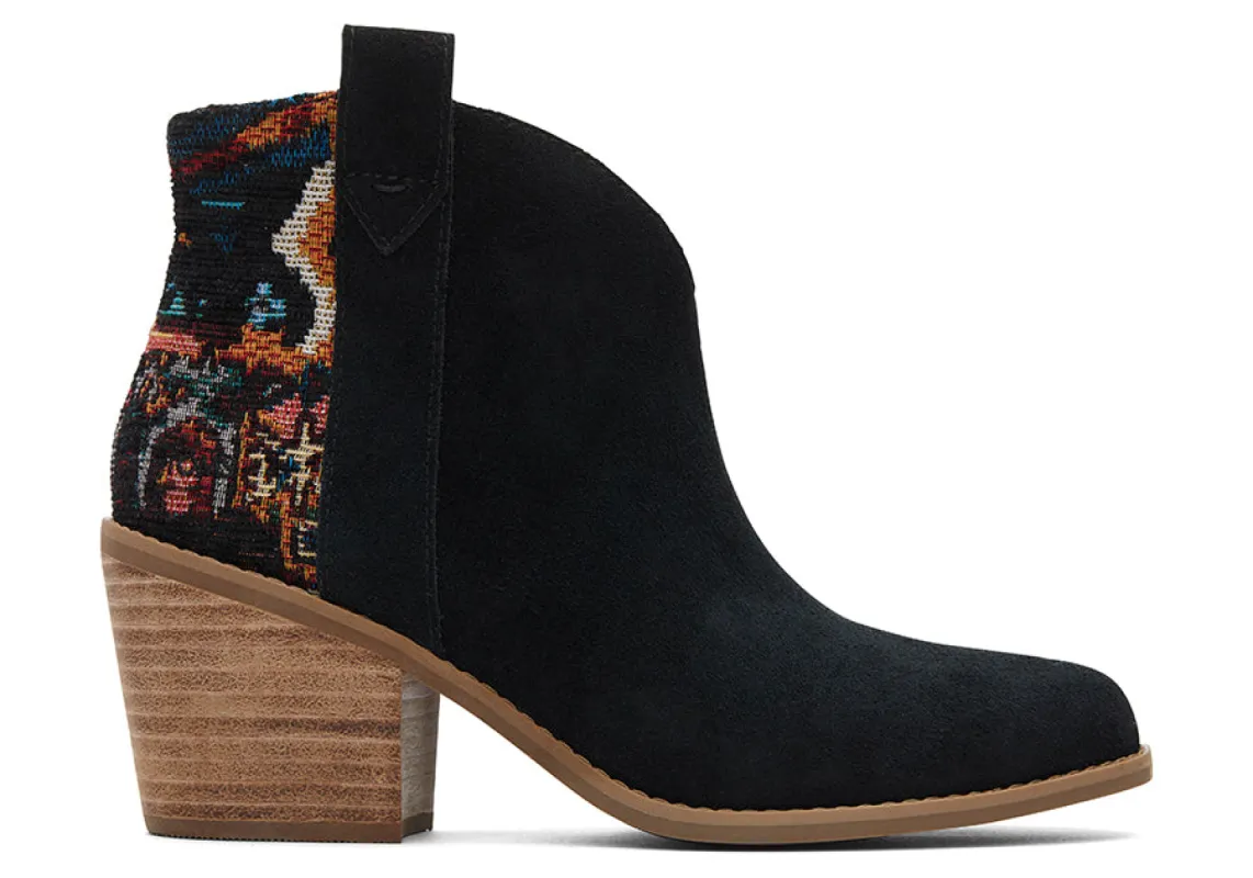 TOMS Womens Constance Ankle Boot - Black made by Toms