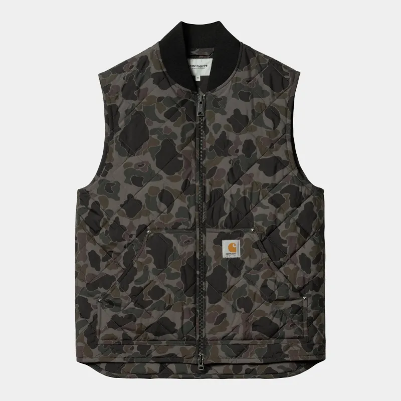 Carhartt WIP Mens Myton Liner Vest - Camo Duck Grey made by Carhartt WIP