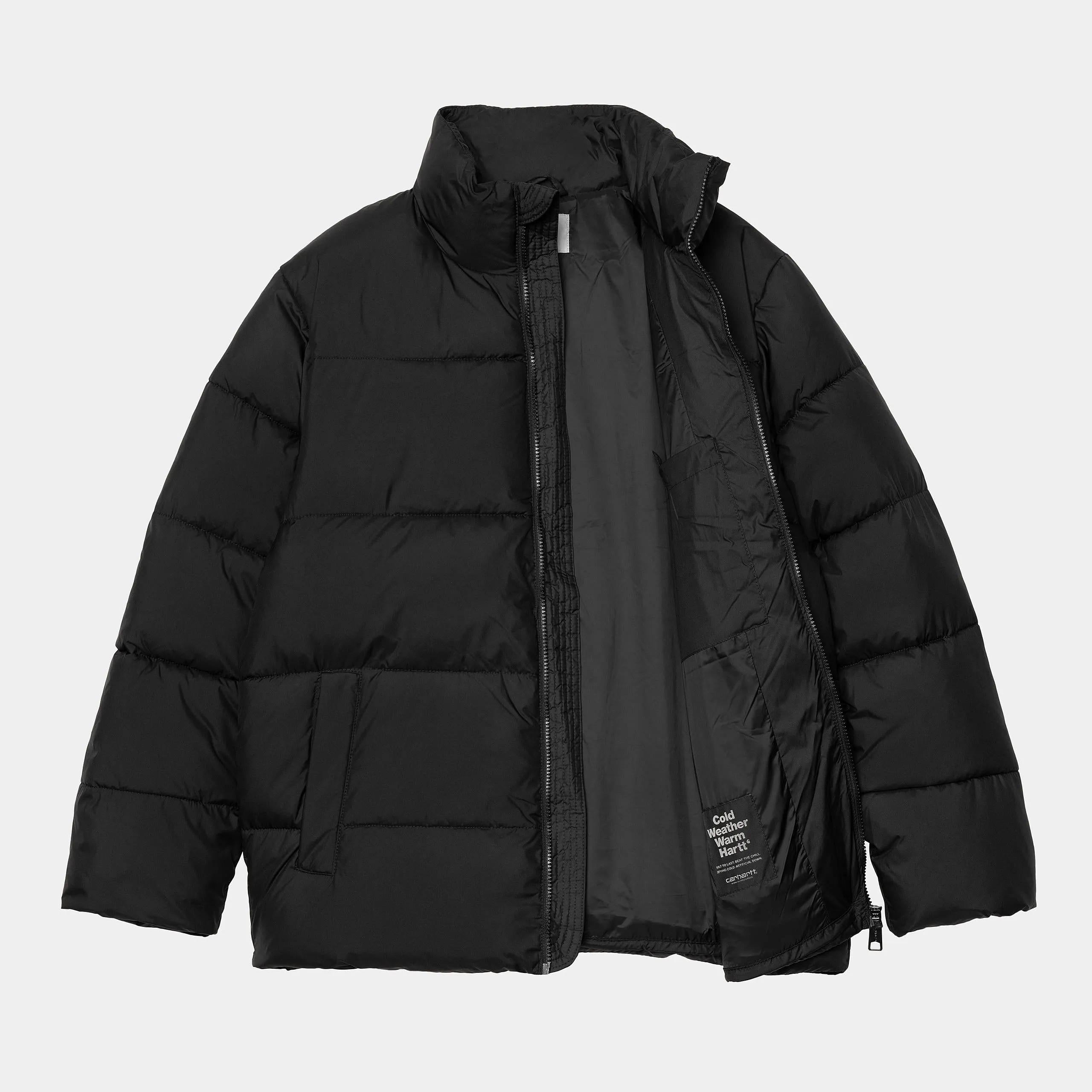 Carhartt WIP Mens Springfield Jacket - Black / Misty Grey sold by The Foot Factory product image thumbnail 3