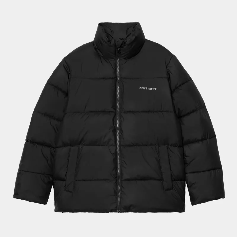 Carhartt WIP Mens Springfield Jacket - Black / Misty Grey sold by The Foot Factory