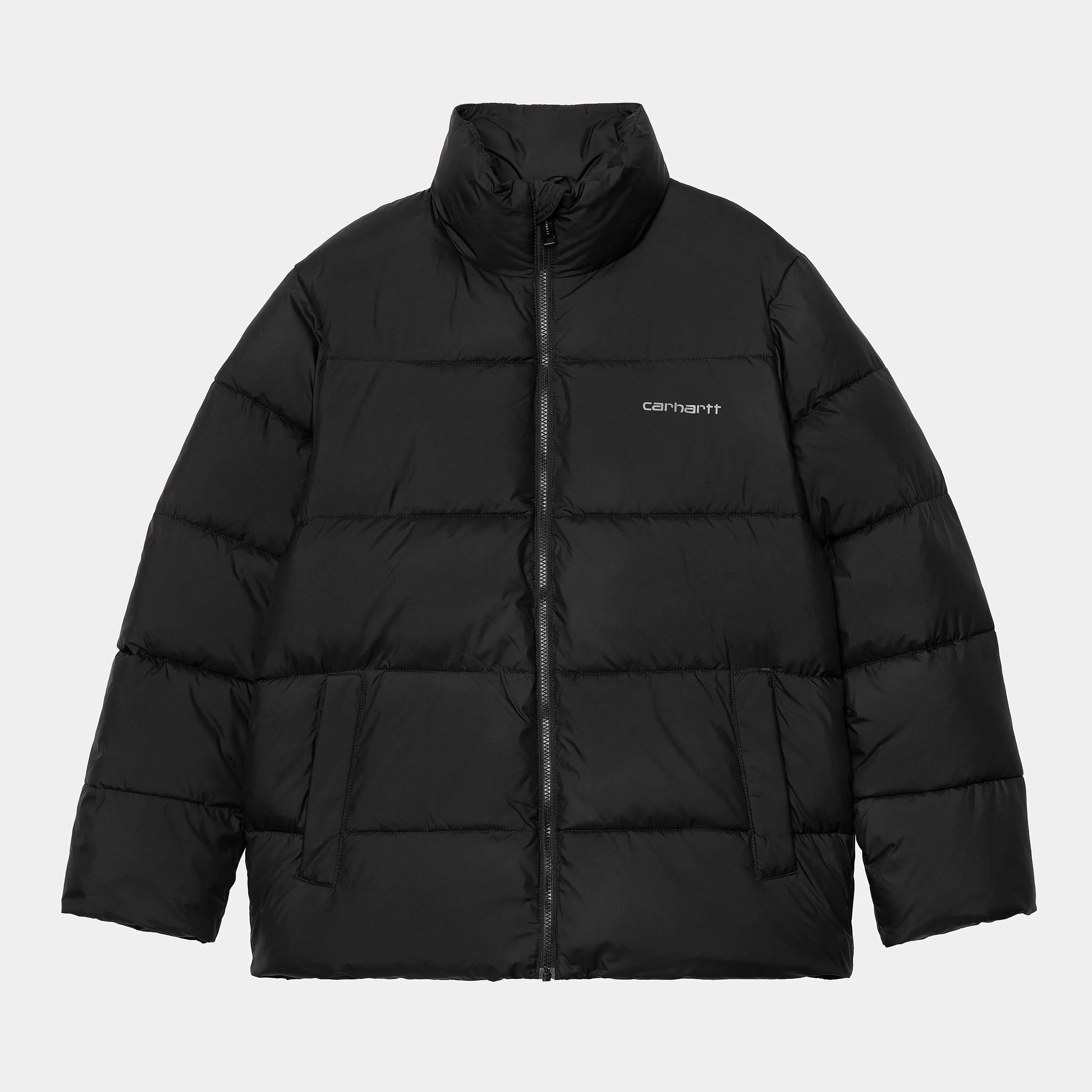 Carhartt WIP Mens Springfield Jacket - Black / Misty Grey sold by The Foot Factory