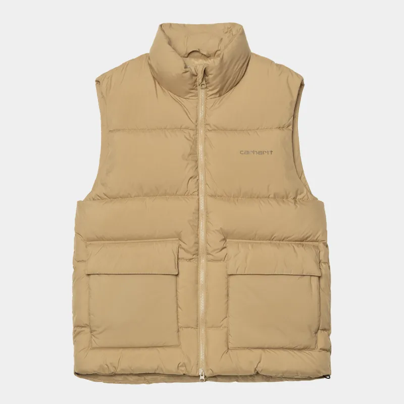 Carhartt WIP Mens Springfield Vest - Peanut sold by The Foot Factory