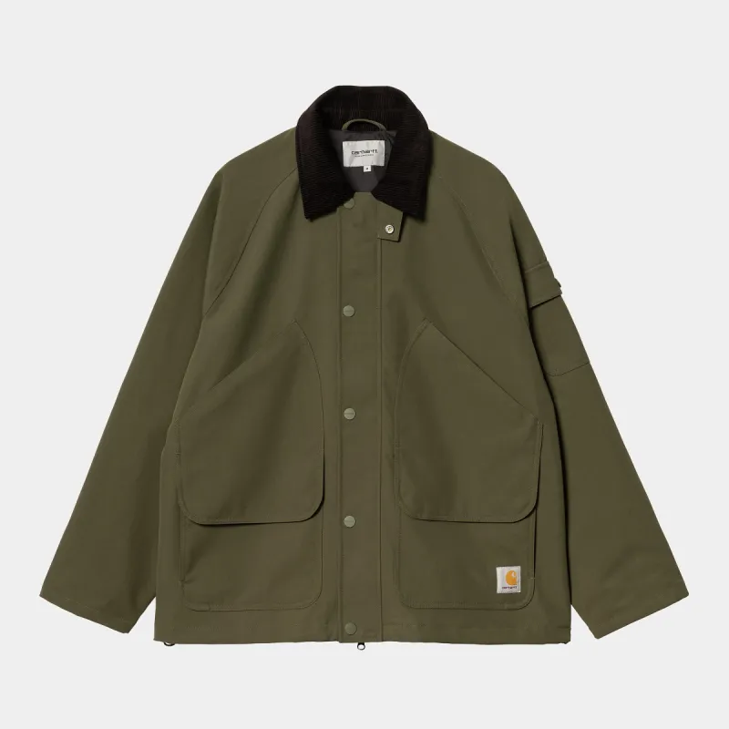 Carhartt WIP Mens Clarton Jacket - Office Green sold by The Foot Factory
