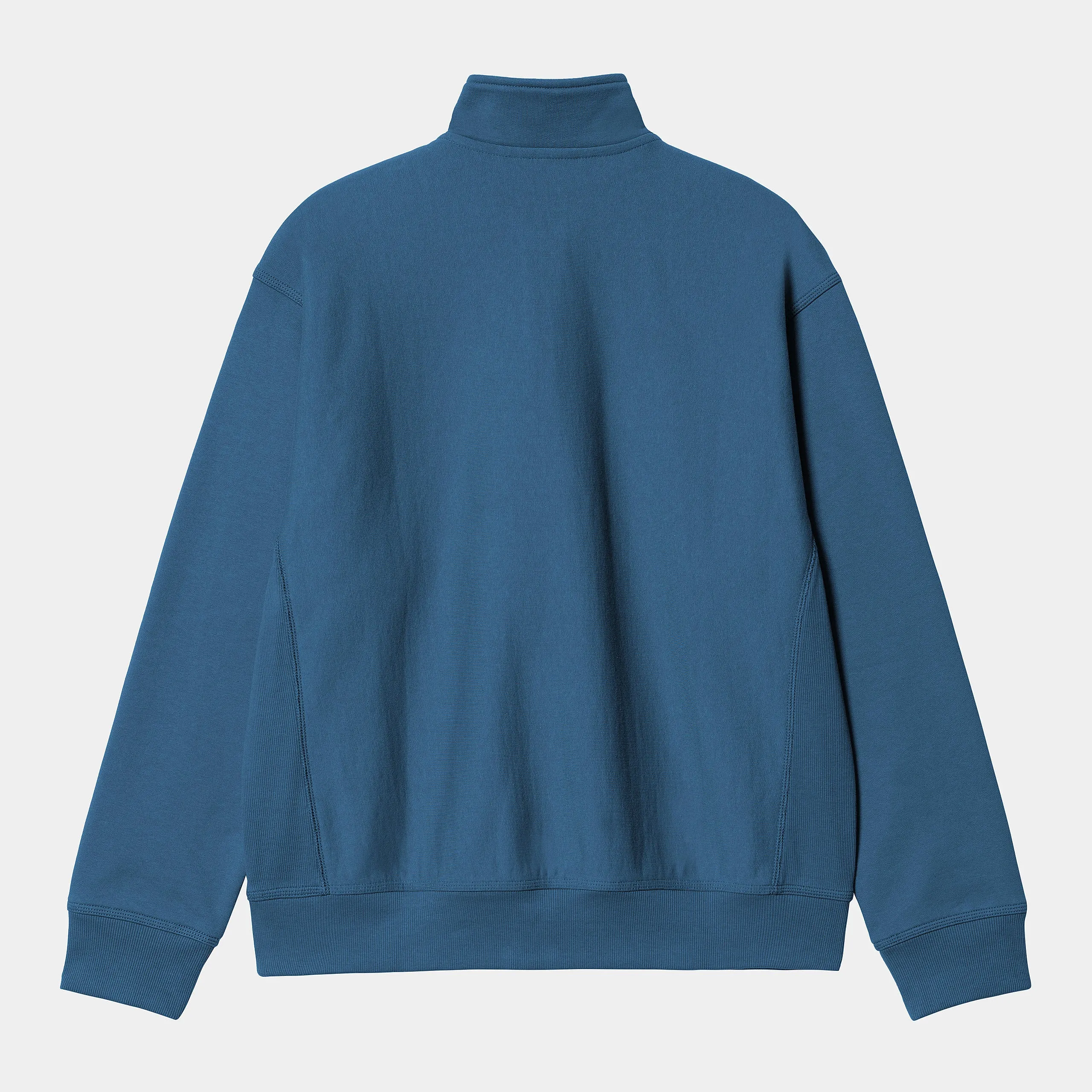 Carhartt WIP Mens Half Zip American Script Sweat Top - Sodalite sold by The Foot Factory product image thumbnail 2