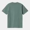 Carhartt WIP Mens Pocket T-Shirt - Silver Pine sold by The Foot Factory