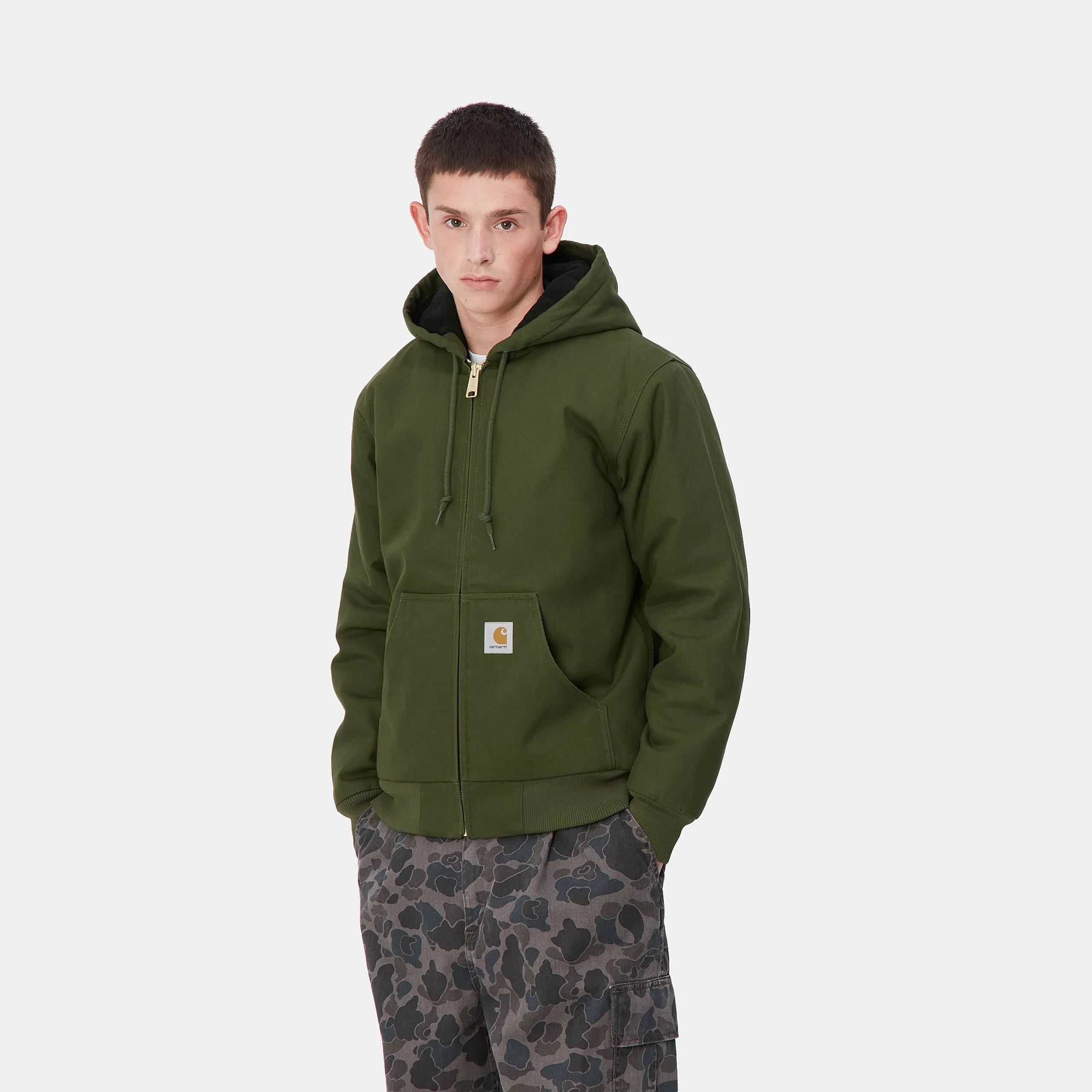 Carhartt WIP Mens Active Jacket - Tarragon / Rigid sold by The Foot Factory product image thumbnail 4