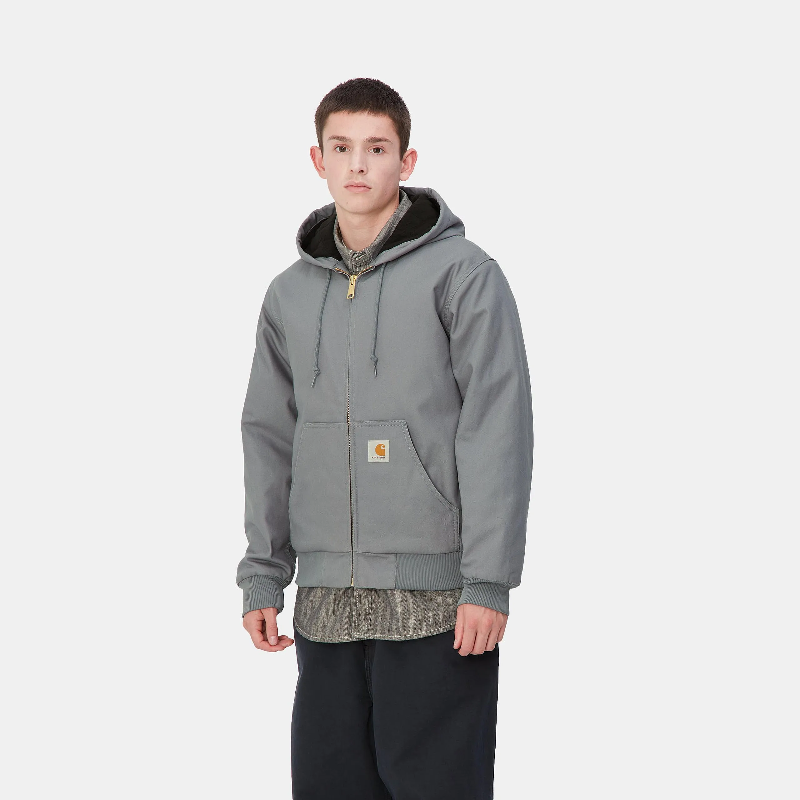 Carhartt WIP Mens Active Jacket - Dove Grey / Rigid sold by The Foot Factory product image thumbnail 4