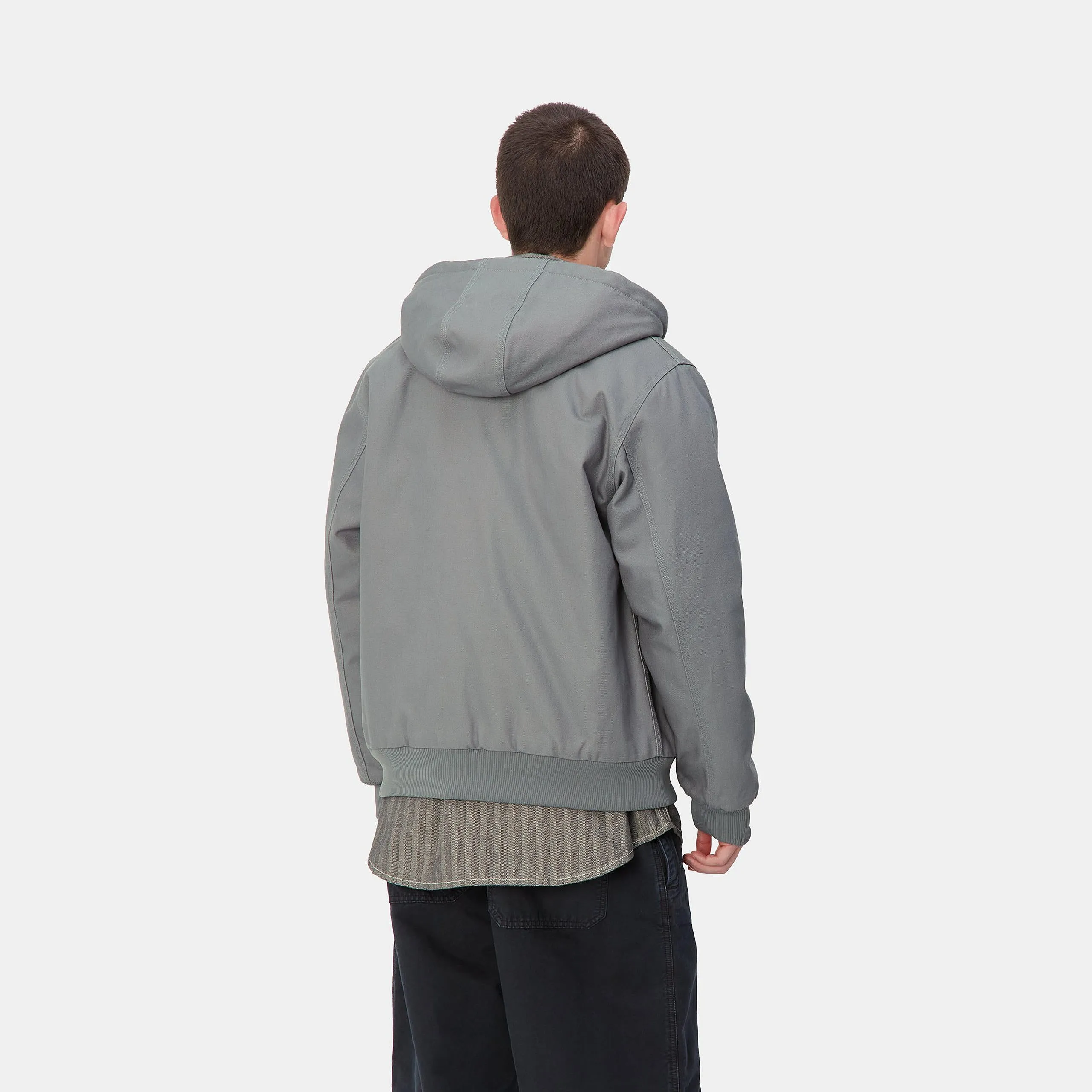 Carhartt WIP Mens Active Jacket - Dove Grey / Rigid sold by The Foot Factory product image thumbnail 5