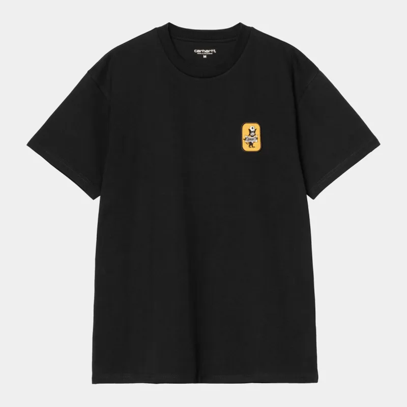 Carhartt WIP Mens Signal T-Shirt - Black sold by The Foot Factory