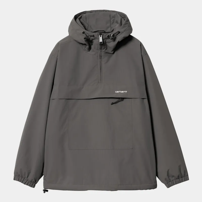 Carhartt WIP Mens Winbreaker Pullover Winter Jacket - Graphite sold by The Foot Factory