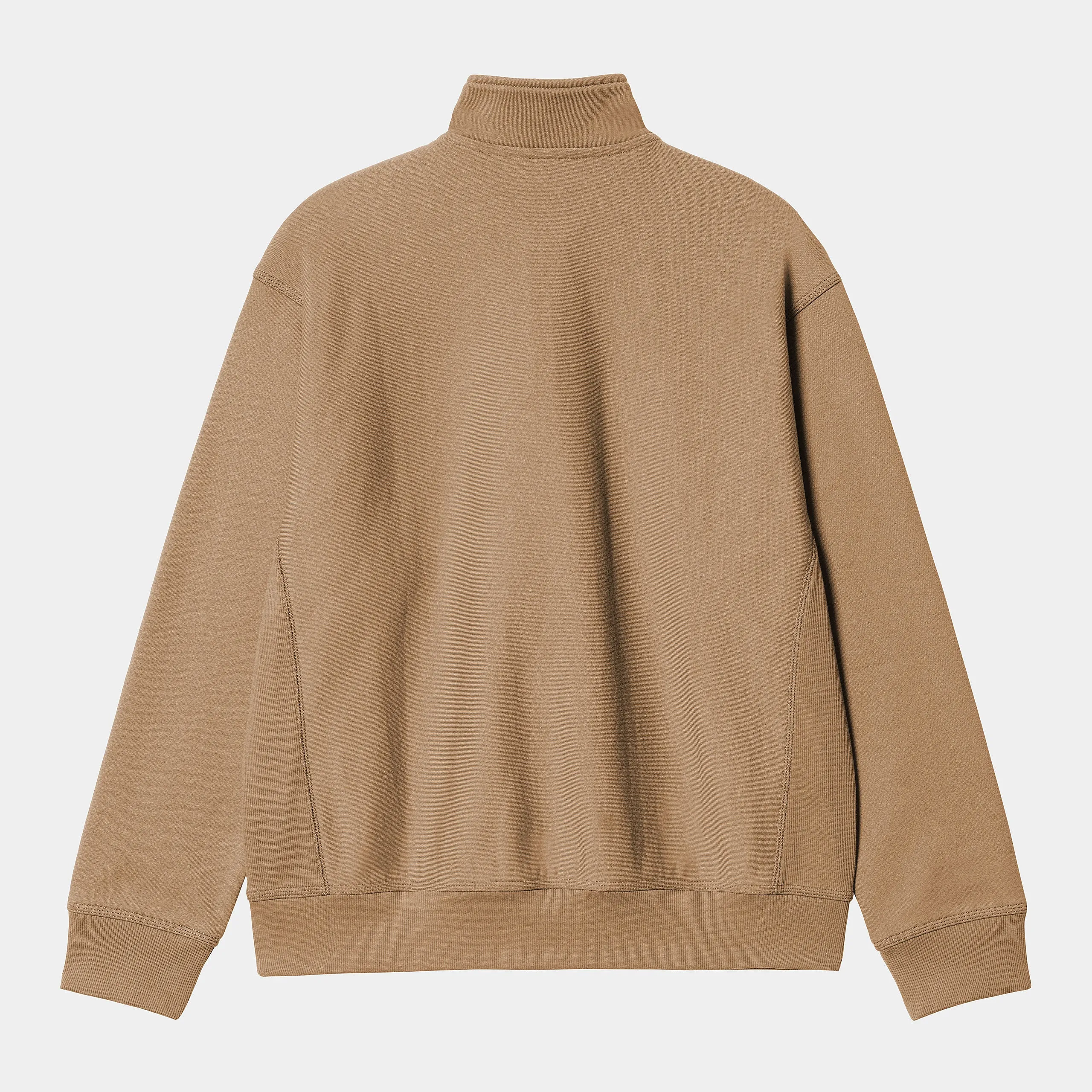 Carhartt WIP Mens Half Zip American Script Sweat Top - Peanut sold by The Foot Factory product image thumbnail 2