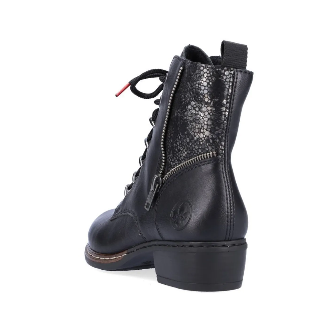 Rieker Womens Fleece Lined Ankle Boot - Black sold by The Foot Factory product image thumbnail 3