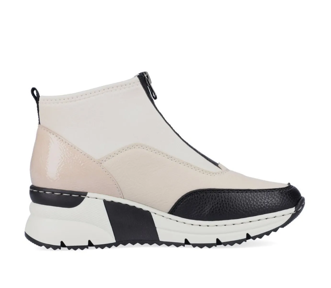 Rieker Womens Fashion Ankle Boot - Beige sold by The Foot Factory