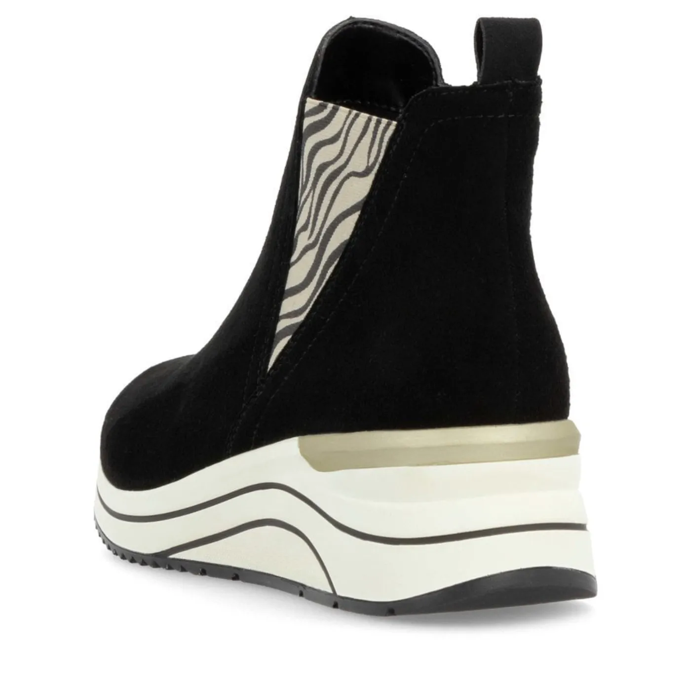 Remonte Womens Suede Ankle Boot - Black sold by The Foot Factory product image thumbnail 4