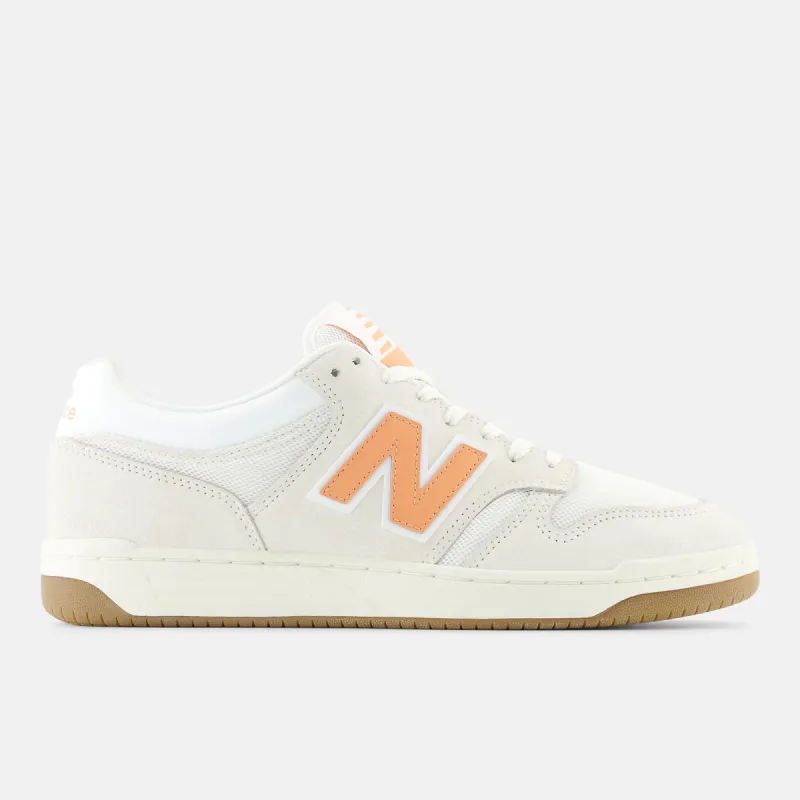 New Balance Mens BB480 Trainers - Sea Salt / White sold by The Foot Factory