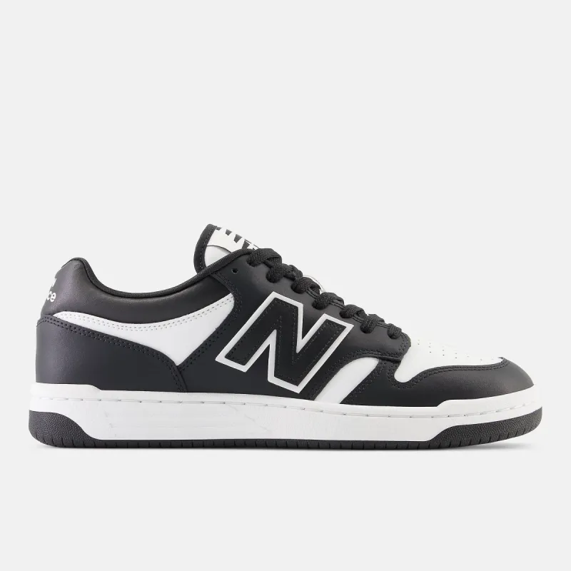 New Balance Mens BB480 Trainers - White / Black sold by The Foot Factory