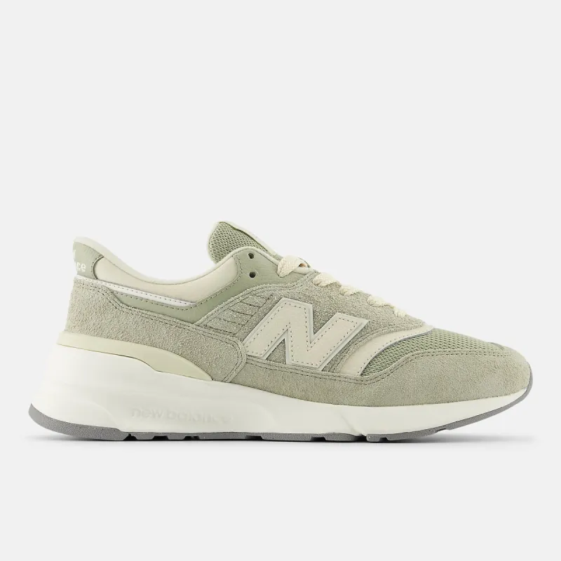 New Balance Unisex 997 Trainers - Olivine / Linen sold by The Foot Factory