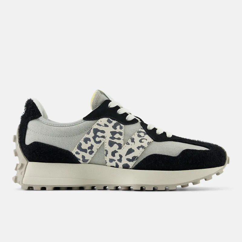 New Balance Womens 327 Fashion Trainers - Black / Moonbeam sold by The Foot Factory