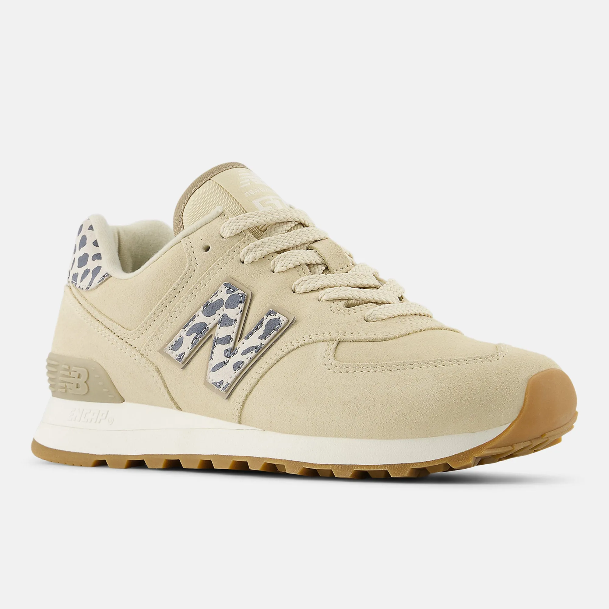 New Balance Womens 574 Fashion Trainers - Sandstone / Sea Salt sold by The Foot Factory product image thumbnail 4