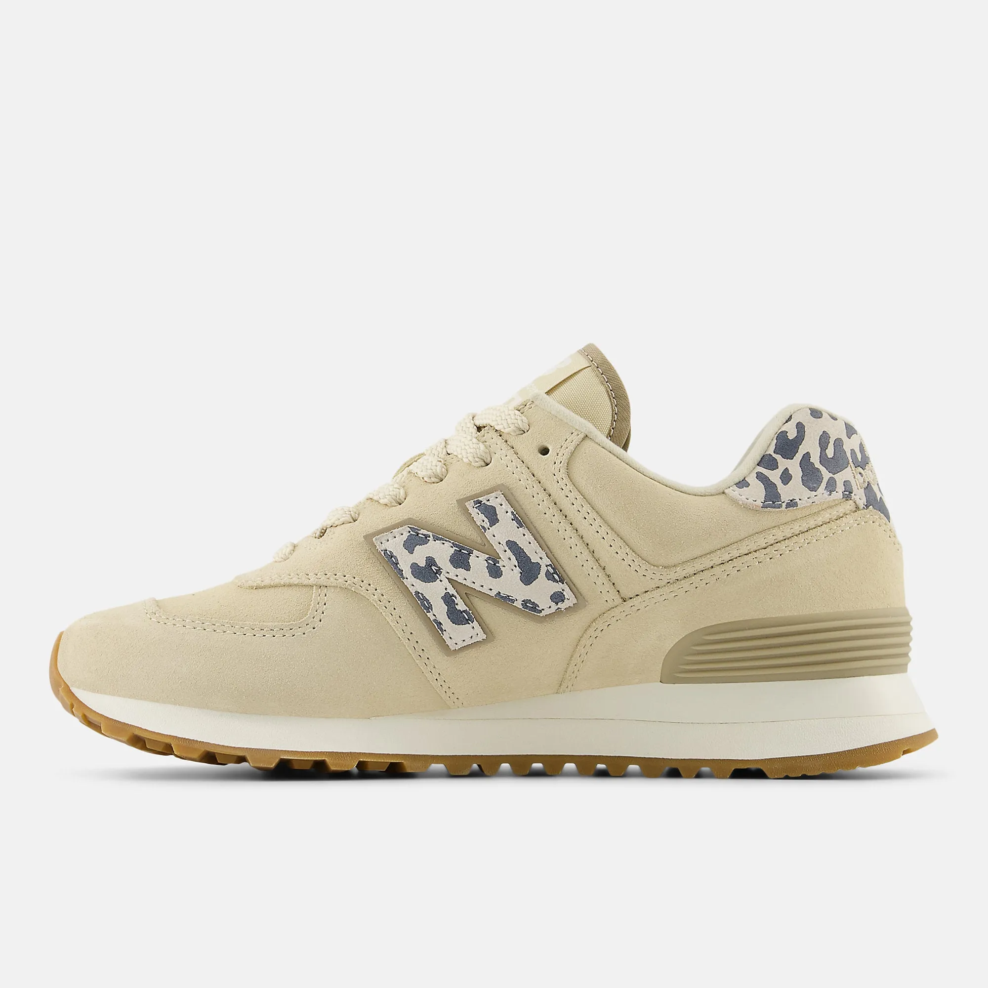 New Balance Womens 574 Fashion Trainers - Sandstone / Sea Salt sold by The Foot Factory product image thumbnail 2