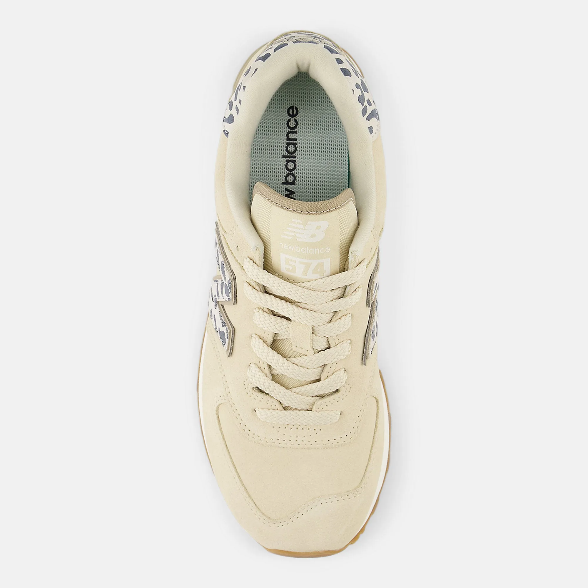 New Balance Womens 574 Fashion Trainers - Sandstone / Sea Salt sold by The Foot Factory product image thumbnail 3