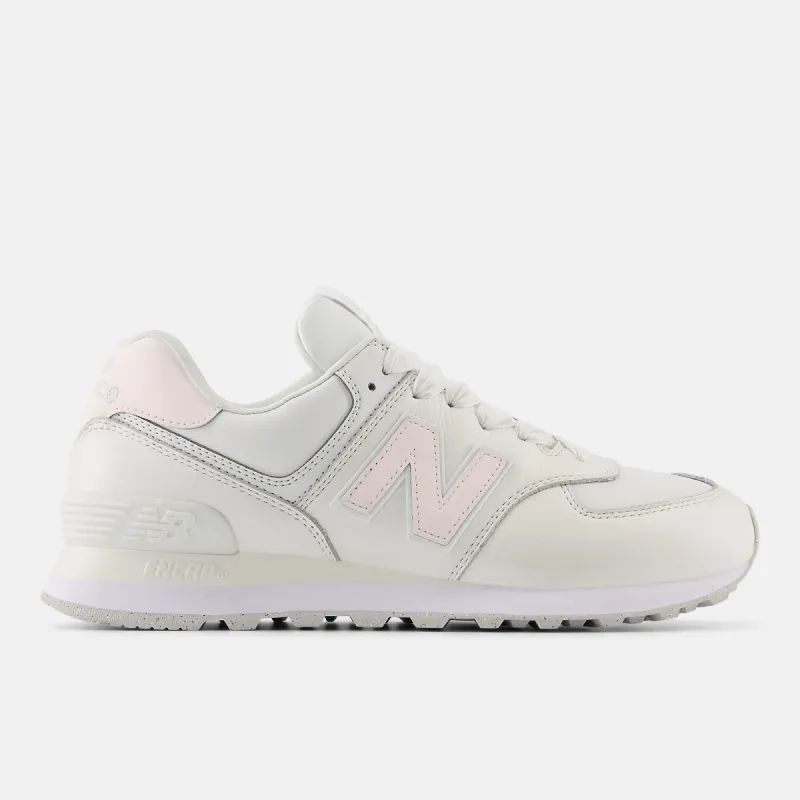 New Balance Womens 574 Fashion Trainers - Reflection / Washed Pink sold by The Foot Factory