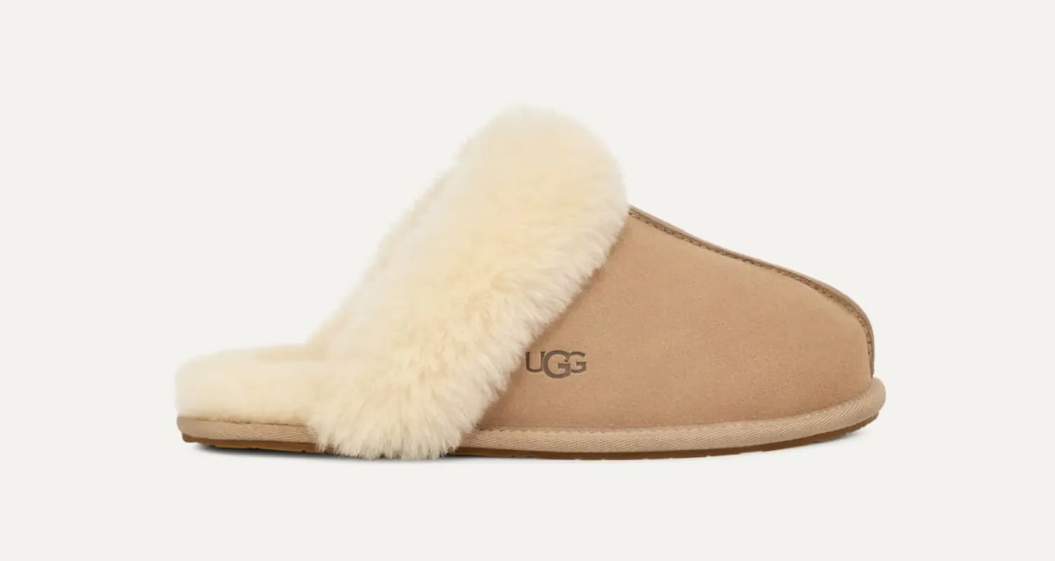 UGG Womens Scuffette II Slipper - Sand sold by The Foot Factory