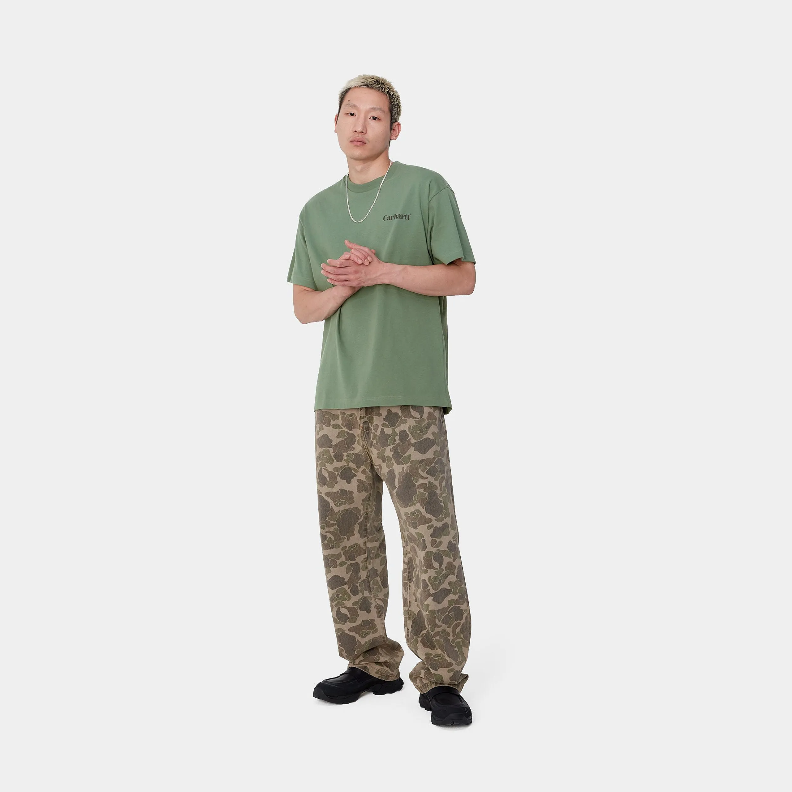 Carhartt WIP Mens Fold Duck T-Shirt - Duck Green sold by The Foot Factory product image thumbnail 5