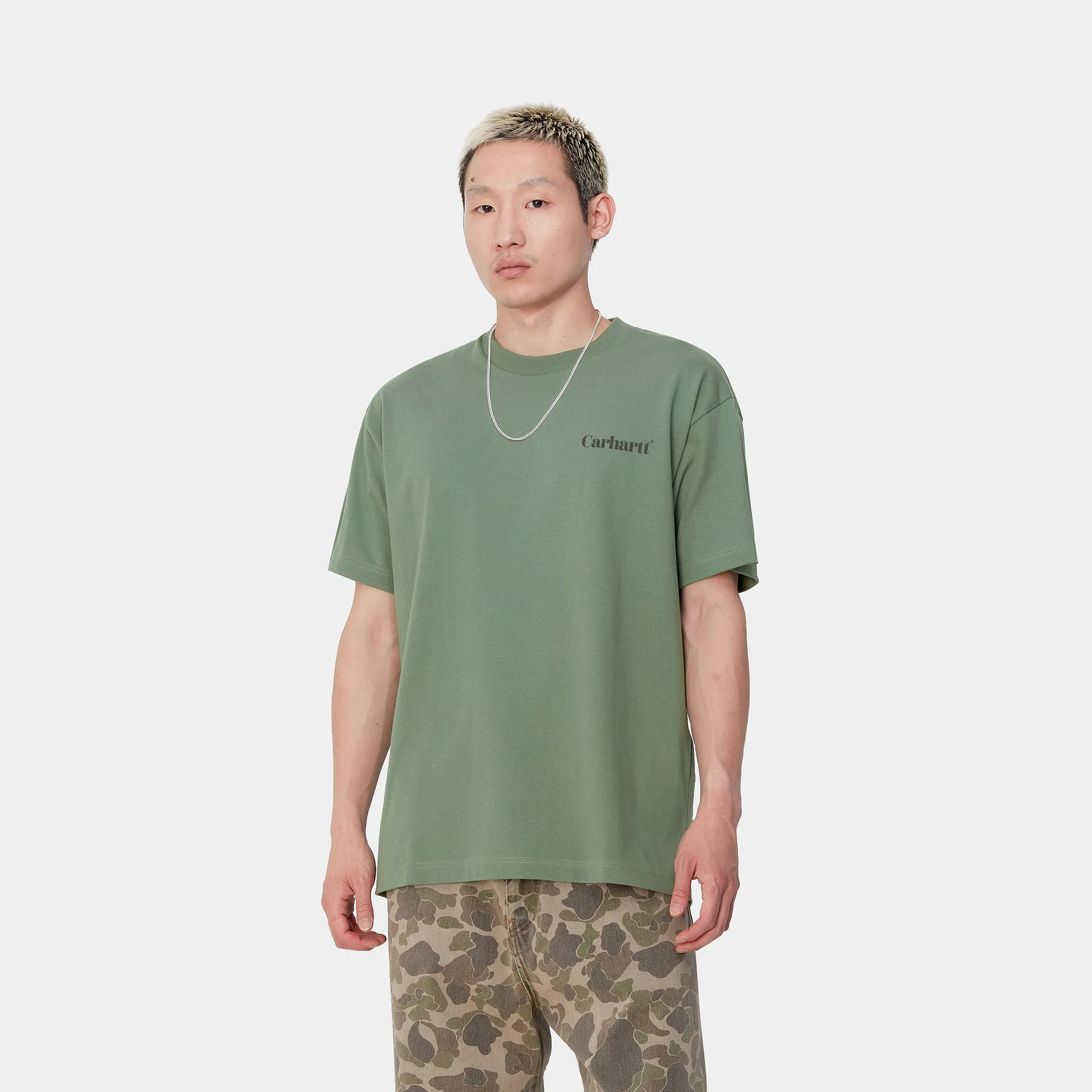 Carhartt WIP Mens Fold Duck T-Shirt - Duck Green sold by The Foot Factory product image thumbnail 3