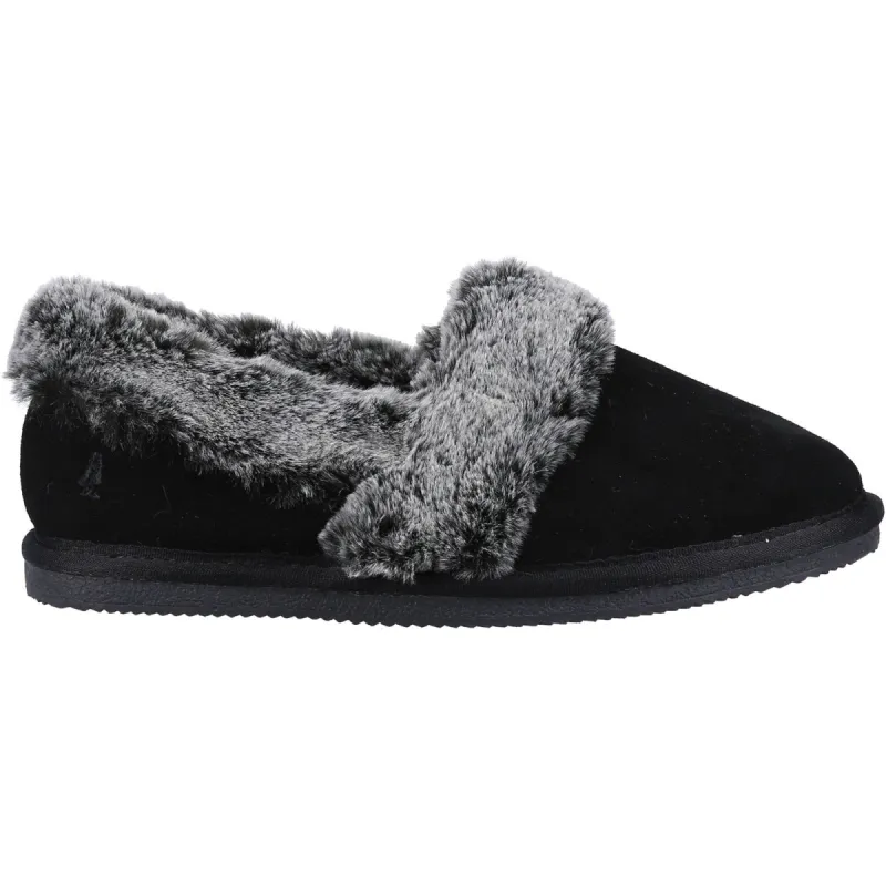 Hush Puppies Womens Ariel Slipper Black sold by The Foot Factory