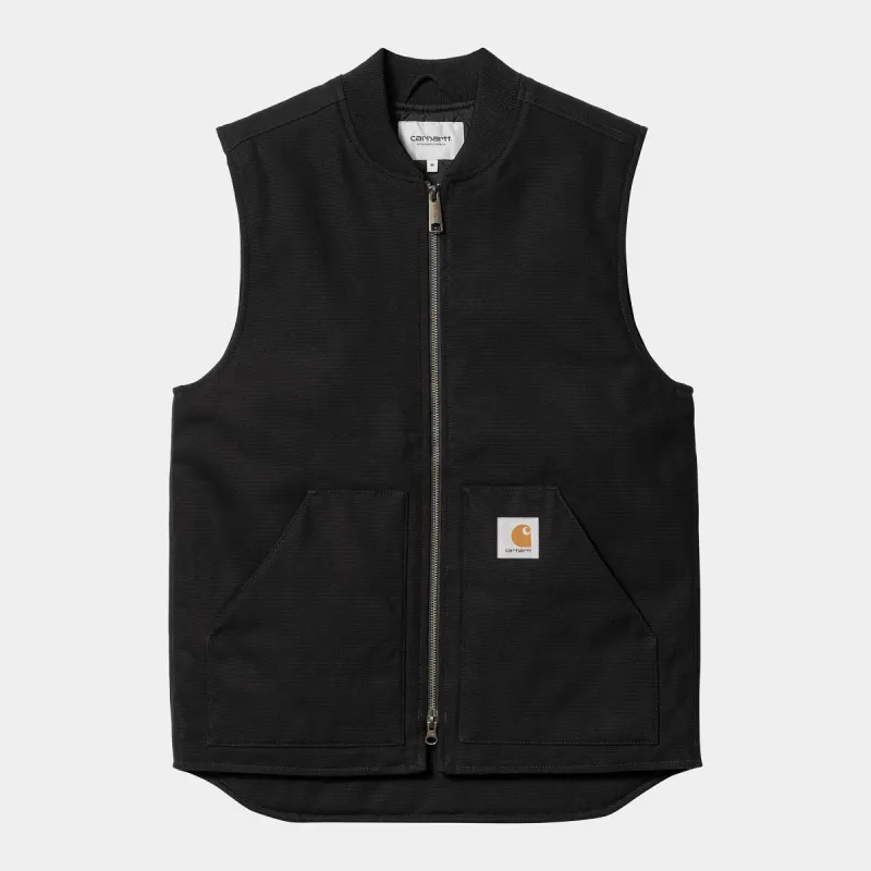 Carhartt WIP Mens Rigid Vest - Black sold by The Foot Factory