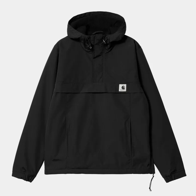Carhartt WIP Womens Nimbus Pullover Jacket - Black sold by The Foot Factory