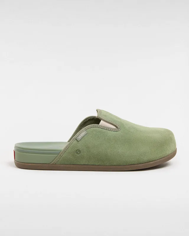 VANS Unisex VR3 Harbor Terry Cloth Mule - Olive sold by The Foot Factory