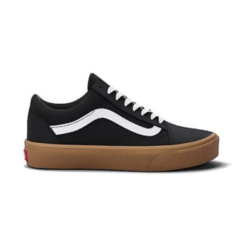 VANS Unisex Old Skool Trainers - Black / Gum sold by The Foot Factory
