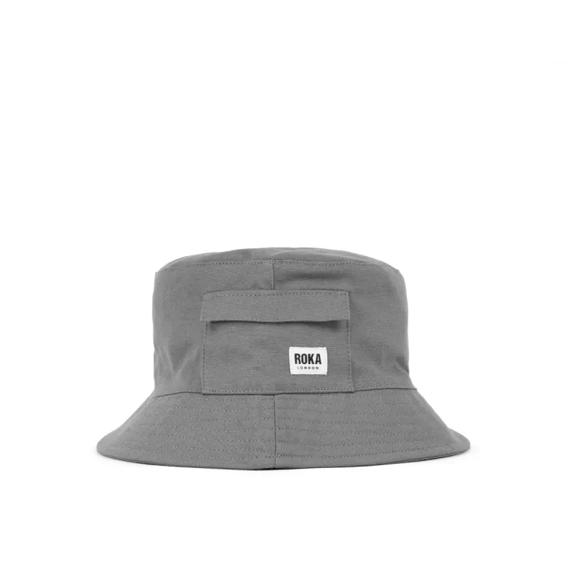 ROKA Hatfield Cotton Hat - Graphite sold by The Foot Factory