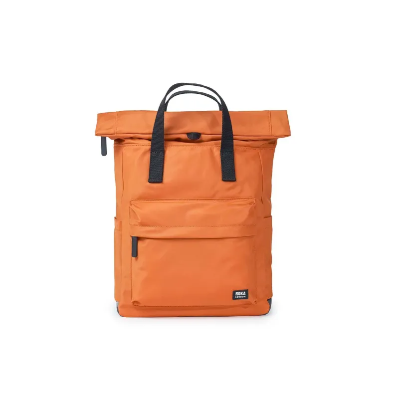 ROKA Black Label Canfield B Burnt Orange Medium Recycled Nylon Bag sold by The Foot Factory