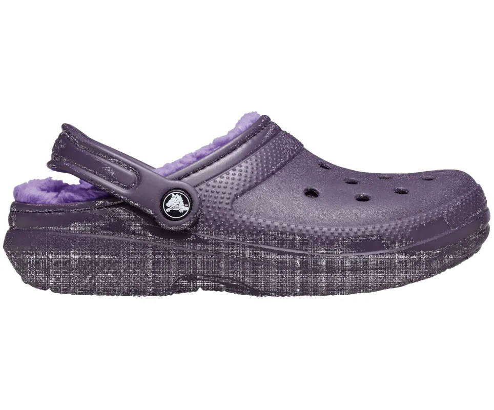Crocs Unisex Classic Lined Clog - Dark Iris sold by The Foot Factory
