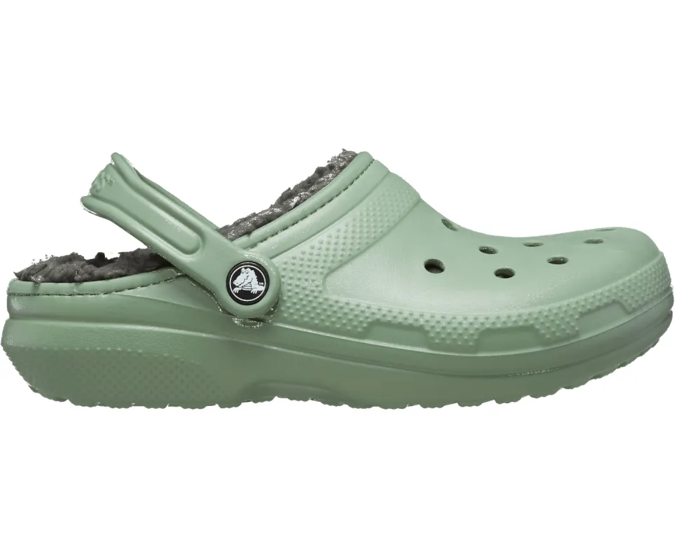 Crocs Unisex Classic Lined Clog - Moss sold by The Foot Factory