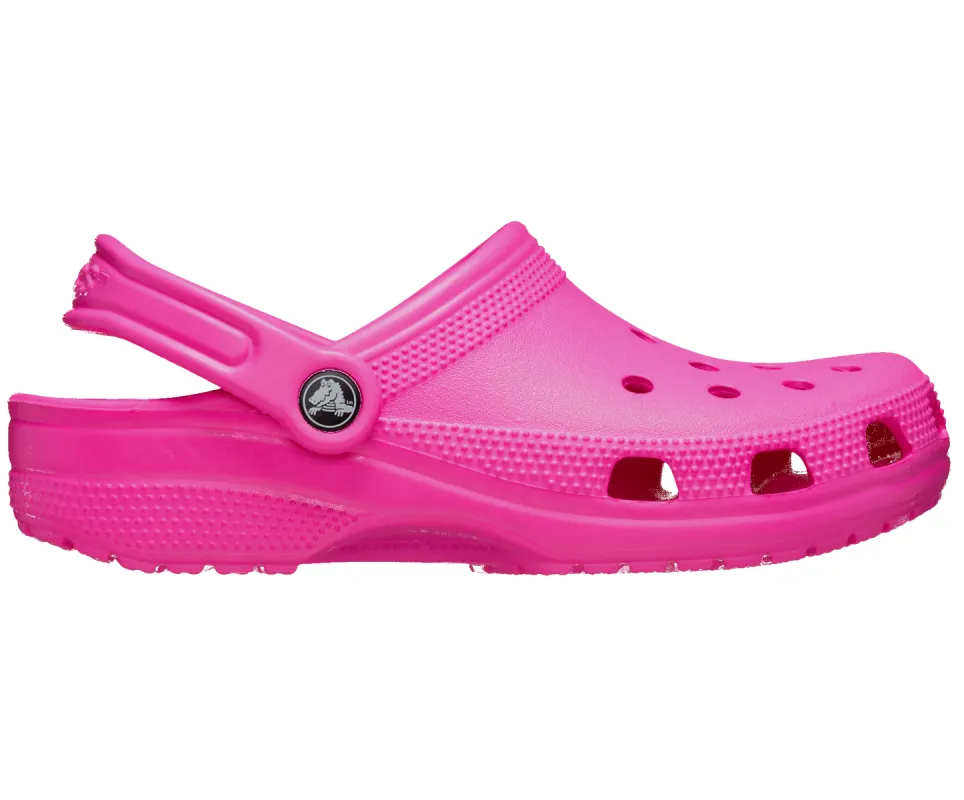CROCS Unisex Classic Clog - Pink Crush sold by The Foot Factory