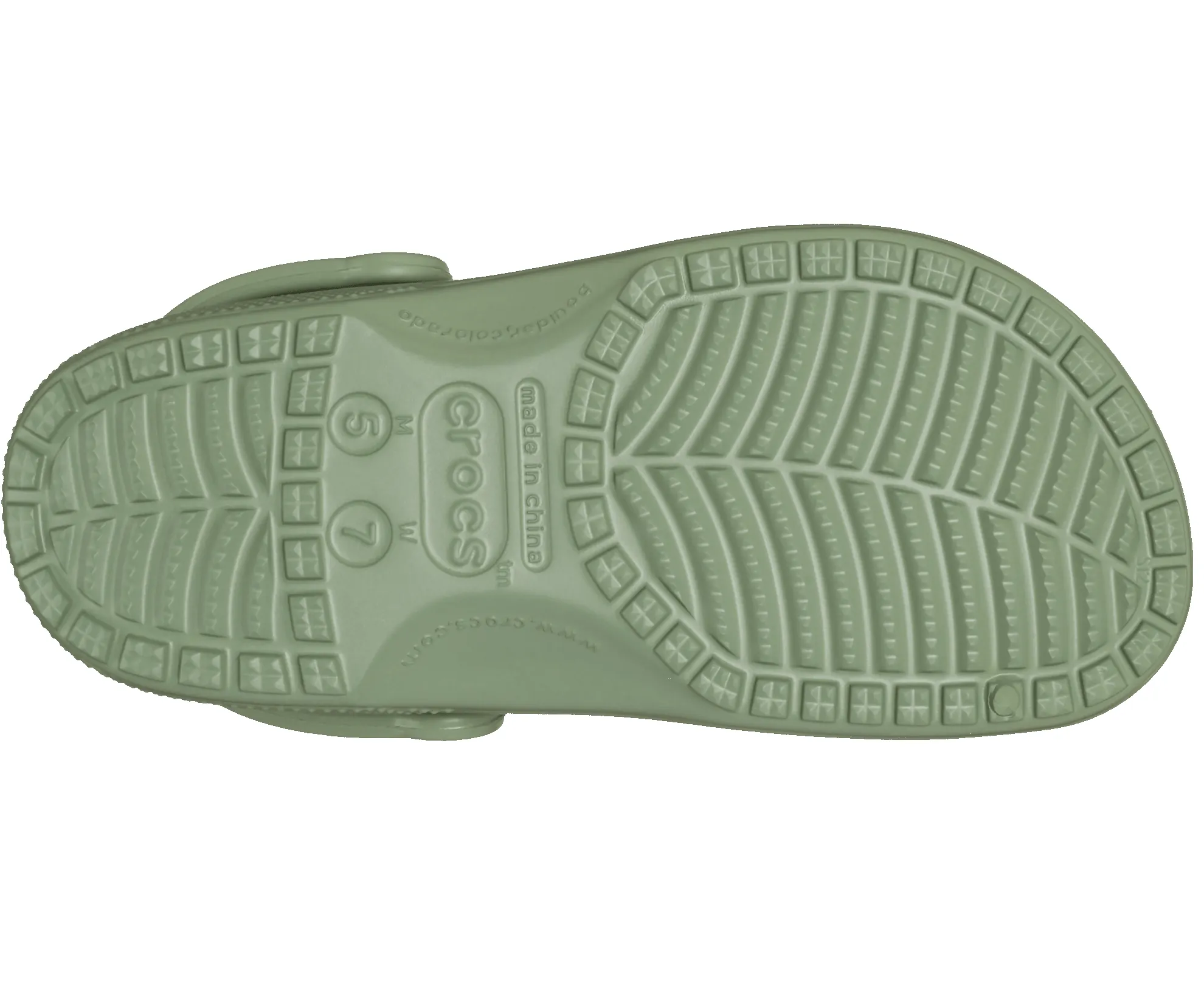 CROCS Unisex Classic Clog - Moss sold by The Foot Factory product image thumbnail 4