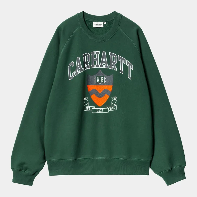Carhartt WIP Mens Lazy Duck Sweat Top - Sycamore Tree sold by The Foot Factory