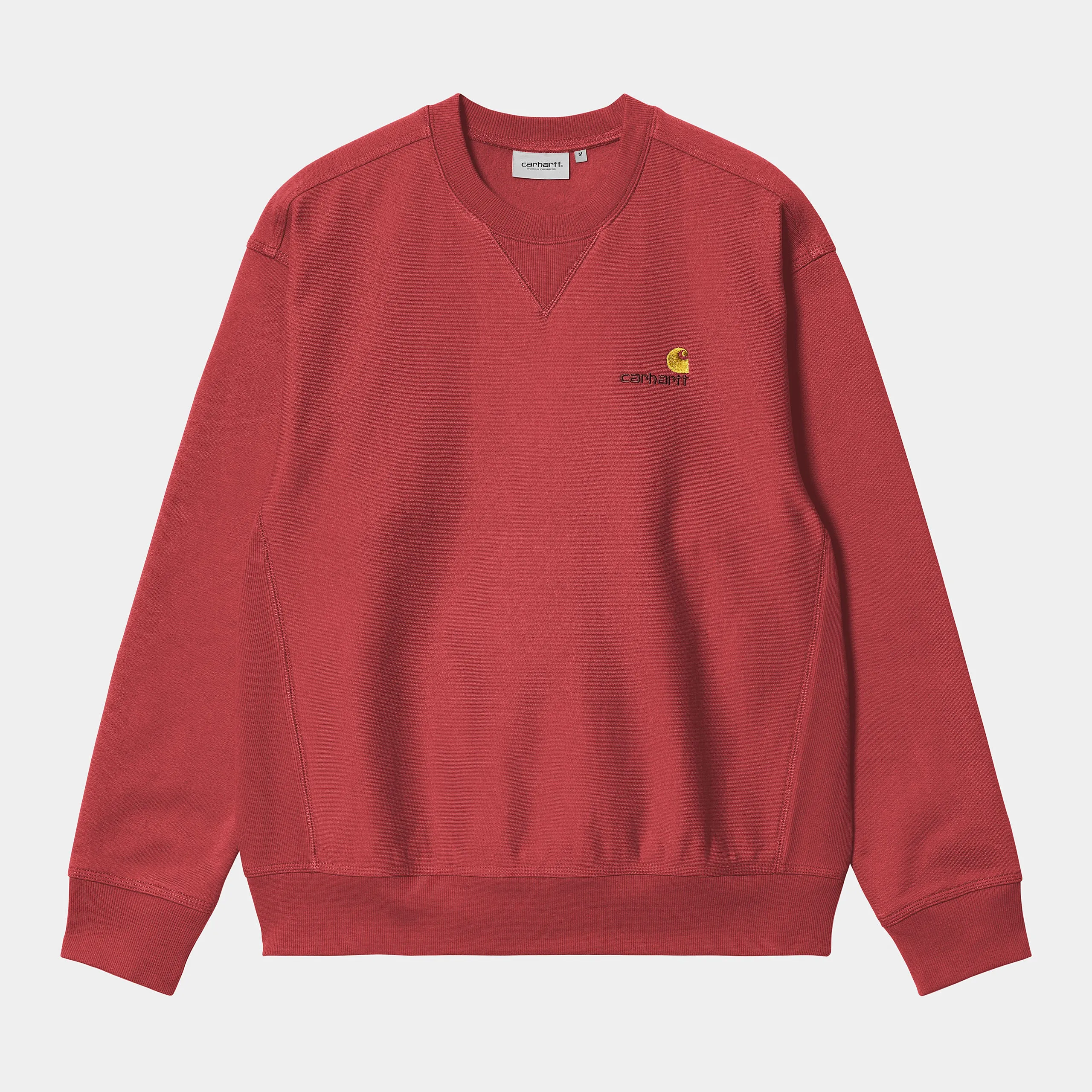 Carhartt WIP Mens American Script Sweat Top - Tuscany sold by The Foot Factory