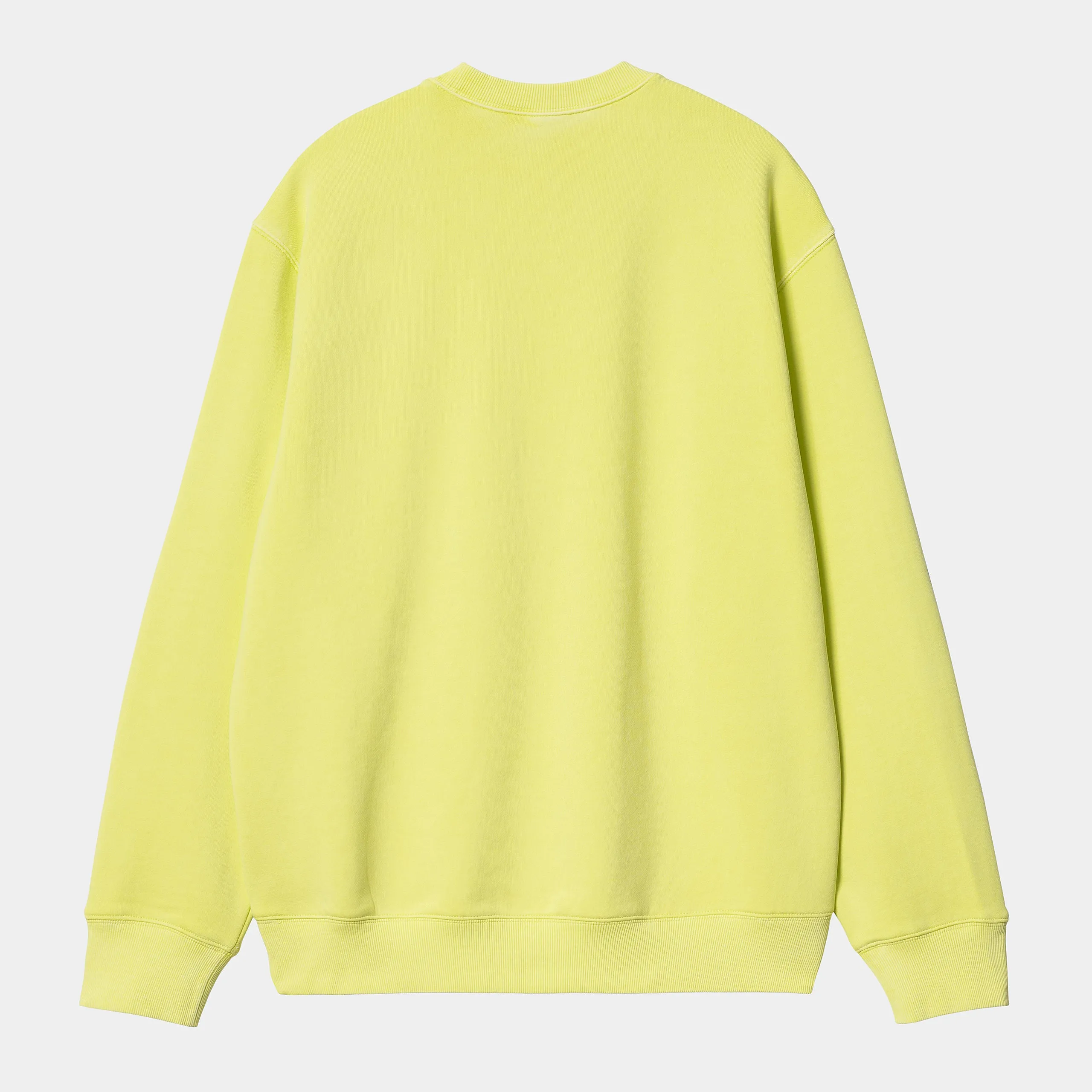 Carhartt WIP Mens Duster Script Sweat Top - Arctic Lime sold by The Foot Factory product image thumbnail 2