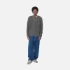 Carhartt WIP Mens Duster Script Sweat Top - Black sold by The Foot Factory