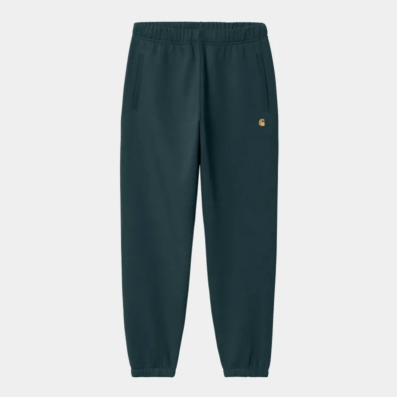 Carhartt WIP Mens Chase Sweat Pant - Duck Blue sold by The Foot Factory