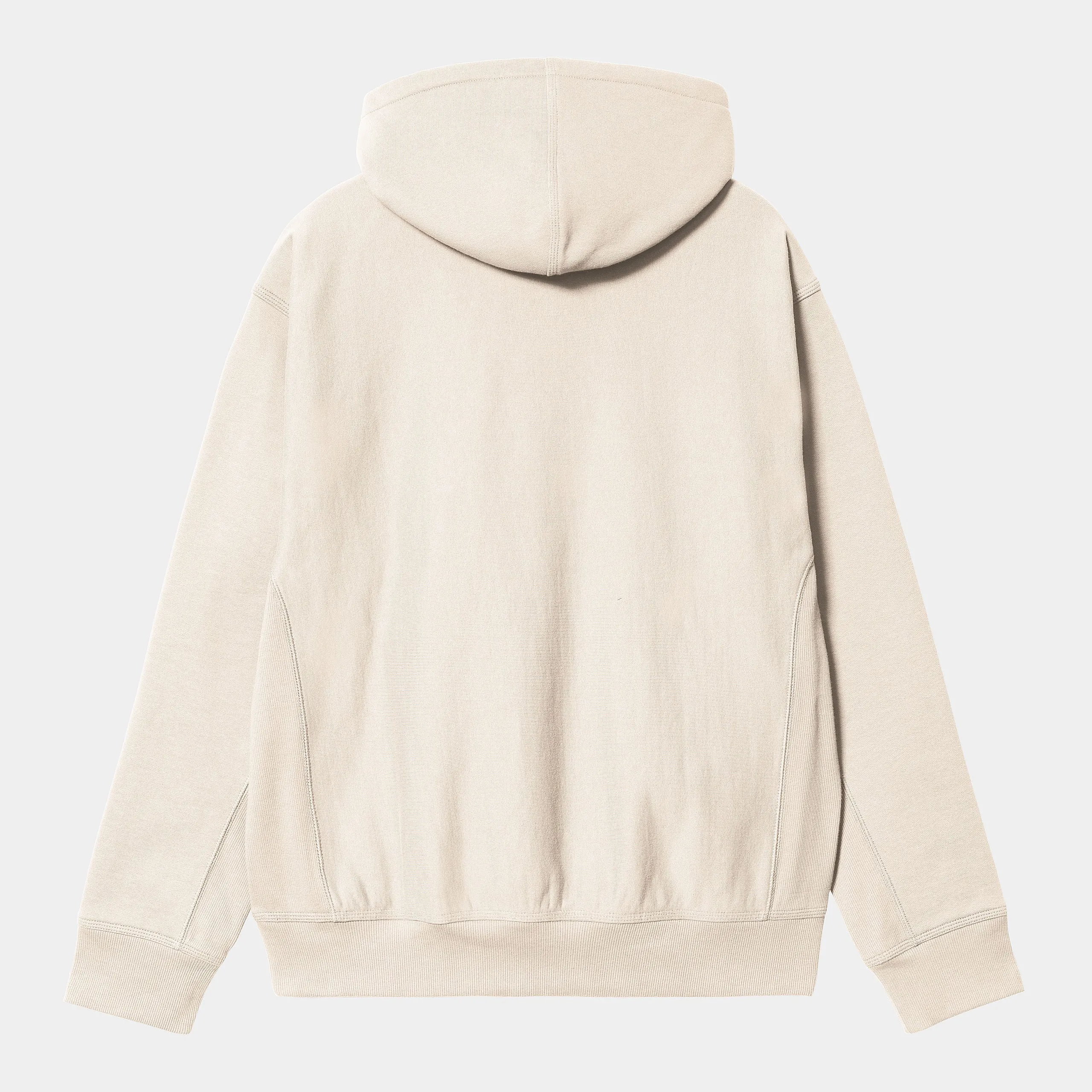 Carhartt WIP Mens American Script Hoodie - Moonbeam sold by The Foot Factory product image thumbnail 2