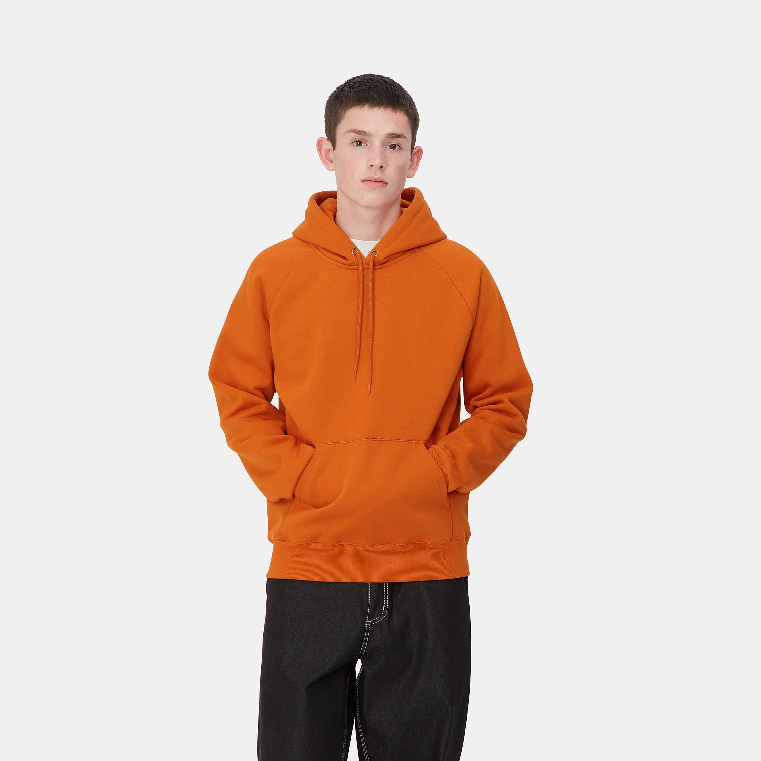 Carhartt WIP Mens Chase Hoodie - Turmeric sold by The Foot Factory product image thumbnail 3