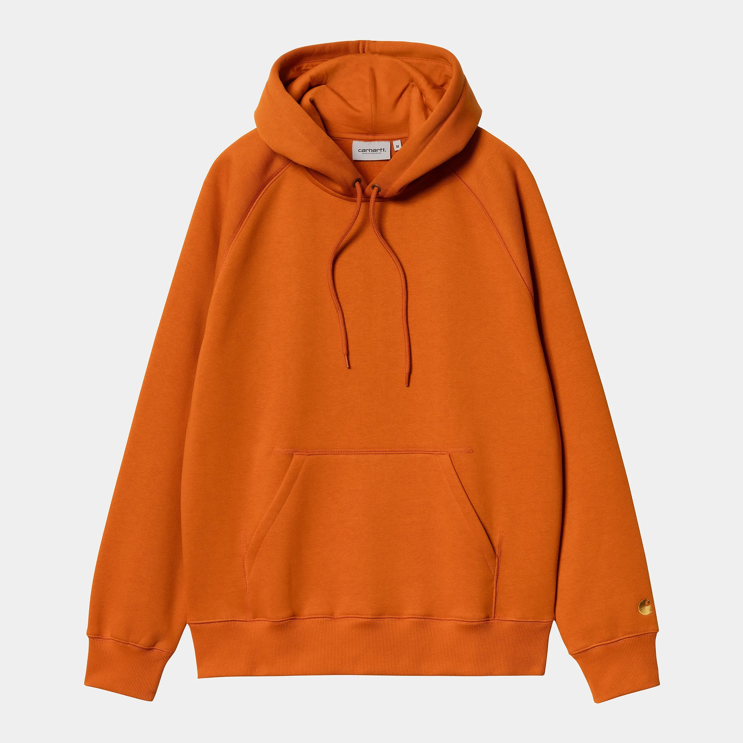 Carhartt WIP Mens Chase Hoodie - Turmeric sold by The Foot Factory