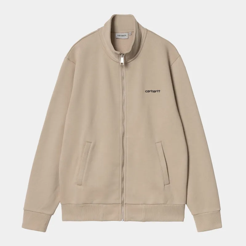 Carhartt WIP Mens Script Embroidery Zip Front Jacket - Wall sold by The Foot Factory